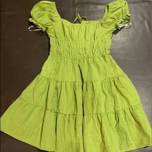 Shein green dress
